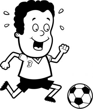 çocuk futbol oynuyor