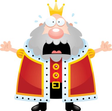 Korkmuş karikatür Kral