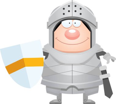 mutlu karikatür knight