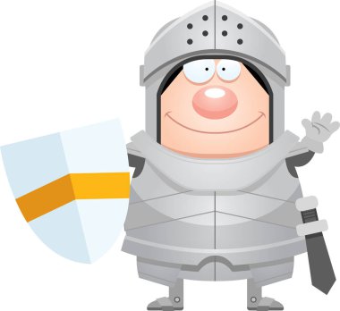 Çizgi film sallayarak Knight