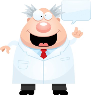 Çizgi film çılgın bilim adamı fikir