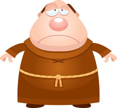 Üzgün çizgi film keşiş