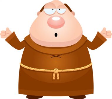 Karışık çizgi film keşiş