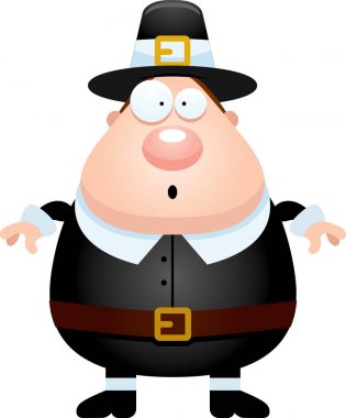 Sürpriz karikatür Pilgrim