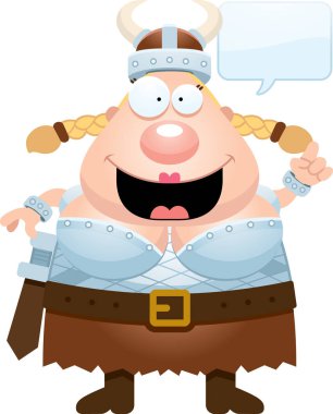 Konuşuyor karikatür Valkyrie