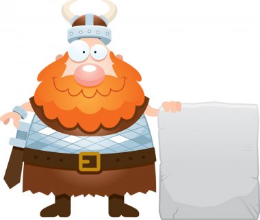 Çizgi film Viking işareti