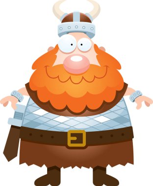 mutlu viking cartoon
