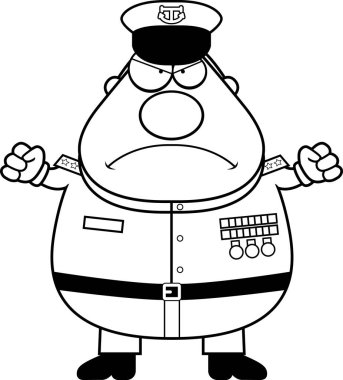Kızgın karikatür Donanma Amiral