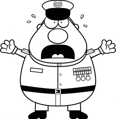 Korkmuş karikatür Donanma Amiral