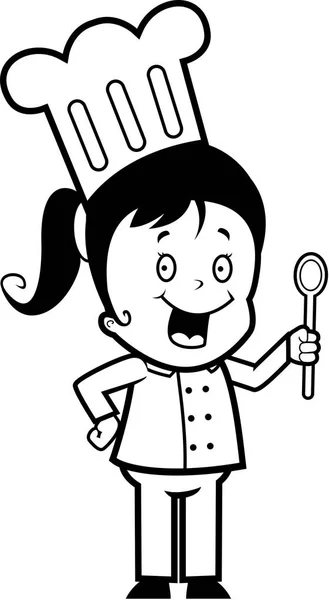 Chef infantil de dibujos animados — Archivo Imágenes Vectoriales