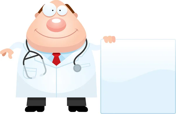 Cartoon medico segno — Vettoriale Stock