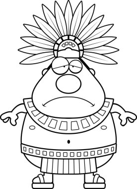 Üzgün çizgi film Aztek kralı