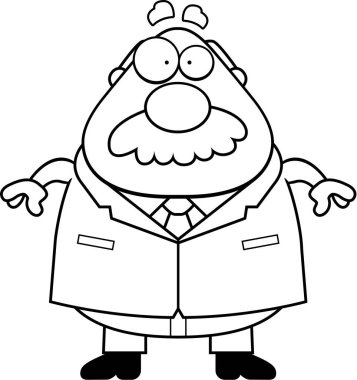 Çizgi film patron bıyık