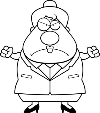 kızgın bir iş kadını