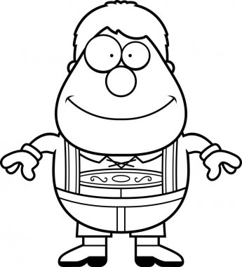 Çizgi film şortlarla çocuk gülümseme