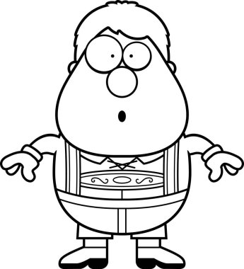 Çizgi film şortlarla çocuk şaşırmış