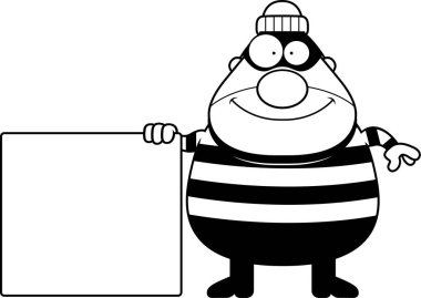 Çizgi film hırsız işareti