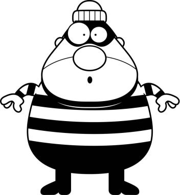 Sürpriz karikatür hırsız