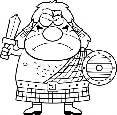 Kızgın çizgi film Celtic Warrior