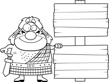 Çizgi film Celtic Warrior işareti