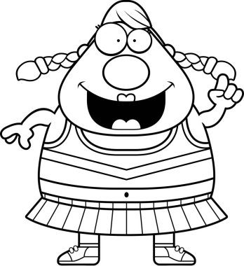 Çizgi film amigo kız fikir