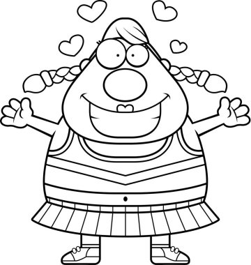 Çizgi film amigo kucaklama