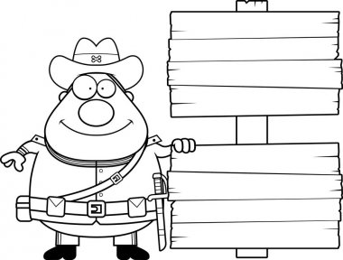 Çizgi film Konfederasyon asker işareti