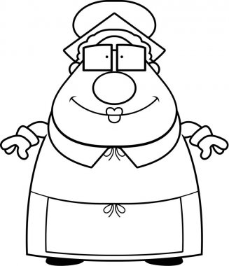 Bayan Noel gülümseyen