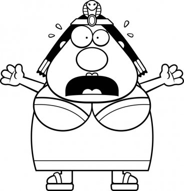 Korkmuş karikatür Kleopatra