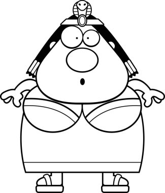 Sürpriz karikatür Kleopatra