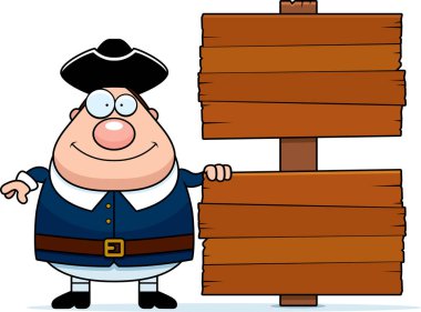 Çizgi film sömürge adam işareti