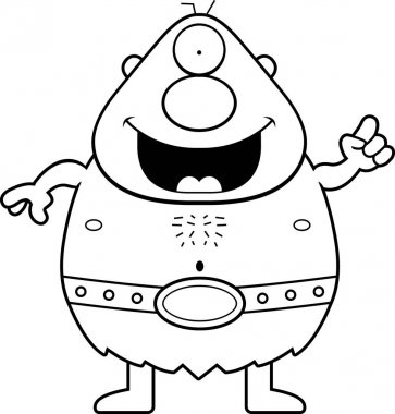 Çizgi film Cyclops fikir