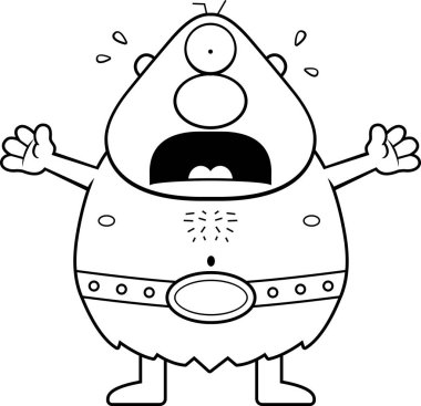 Korkmuş karikatür Tepegöz