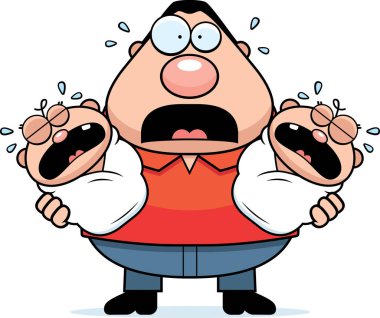 Korkmuş çizgi film baba Twins ile