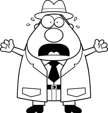 Korkmuş çizgi film Dedektif