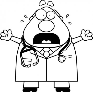 Korkmuş karikatür doktor