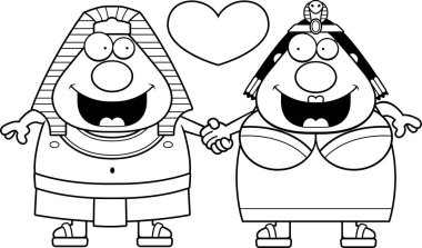 Çizgi film Firavun ve Queen Love