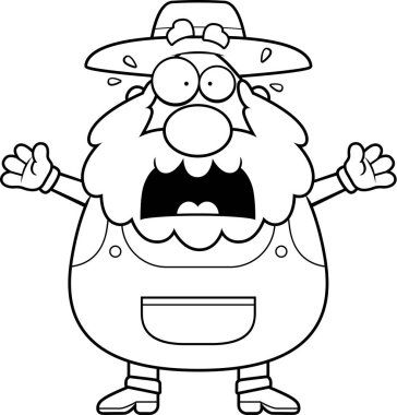 Çizgi film çiftçi korkuttu