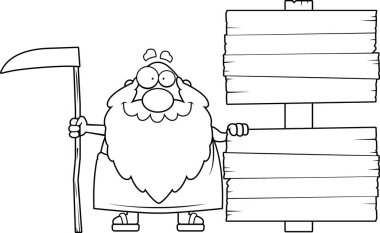 Çizgi film baba zaman işareti