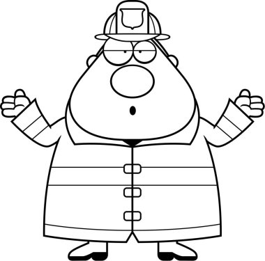 Çizgi film itfaiyeci karışık