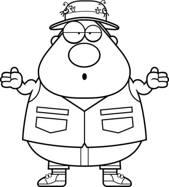 Karışık çizgi film balıkçı