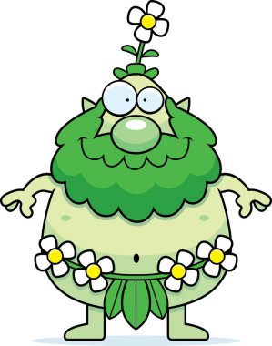 Mutlu karikatür orman Sprite