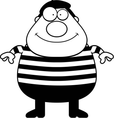 Çizgi film Fransız gülümseyen