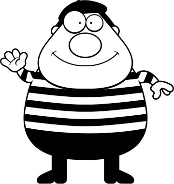 Çizgi film Fransız sallayarak