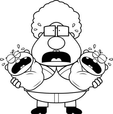 Korkmuş çizgi film büyükanne Twins ile