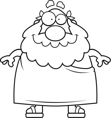 Yunan filozofu gülümseyen