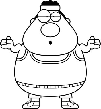 Karışık çizgi film spor salonu