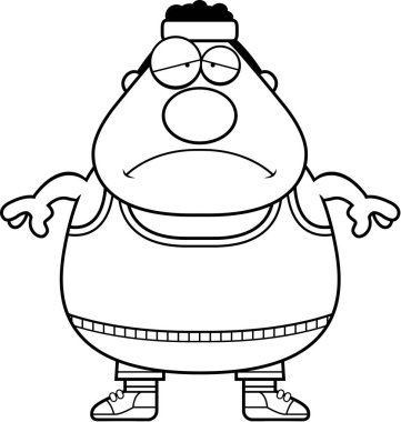 Üzgün çizgi film spor salonu