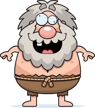 Deli çizgi film münzevi