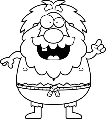 Çizgi film münzevi fikir